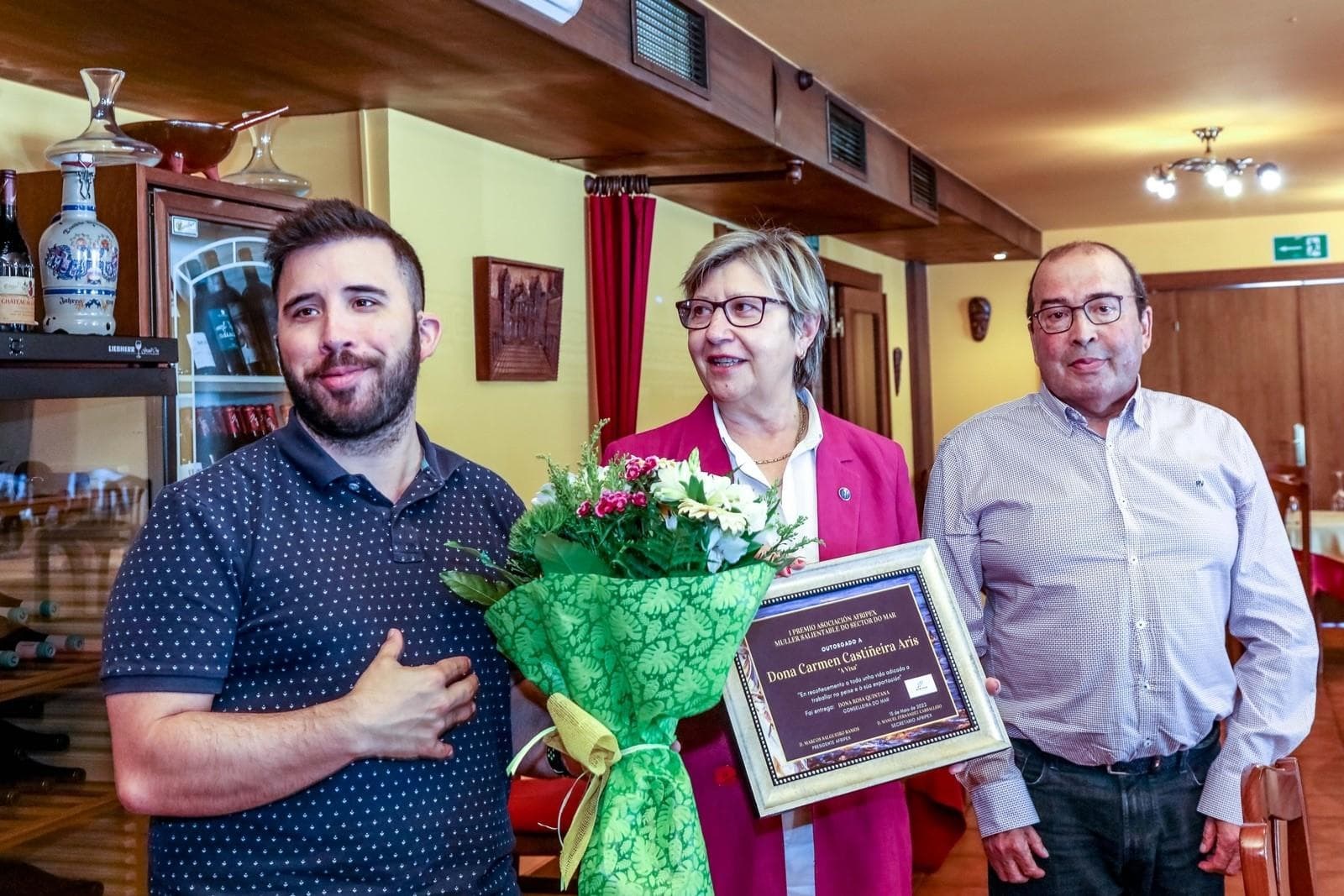 I Premio Afripex muller salientable do Sector do Mar Dna. Carmen Castiñeira Aris - Imagen 1